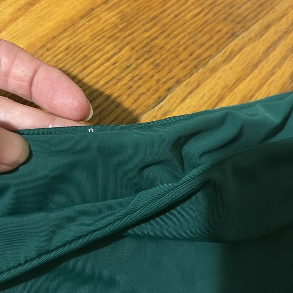 Andie Bikini Set Santorini Top 90s High Waisted Bottom Cascade Green size S NWOT - Picture 8 of 8